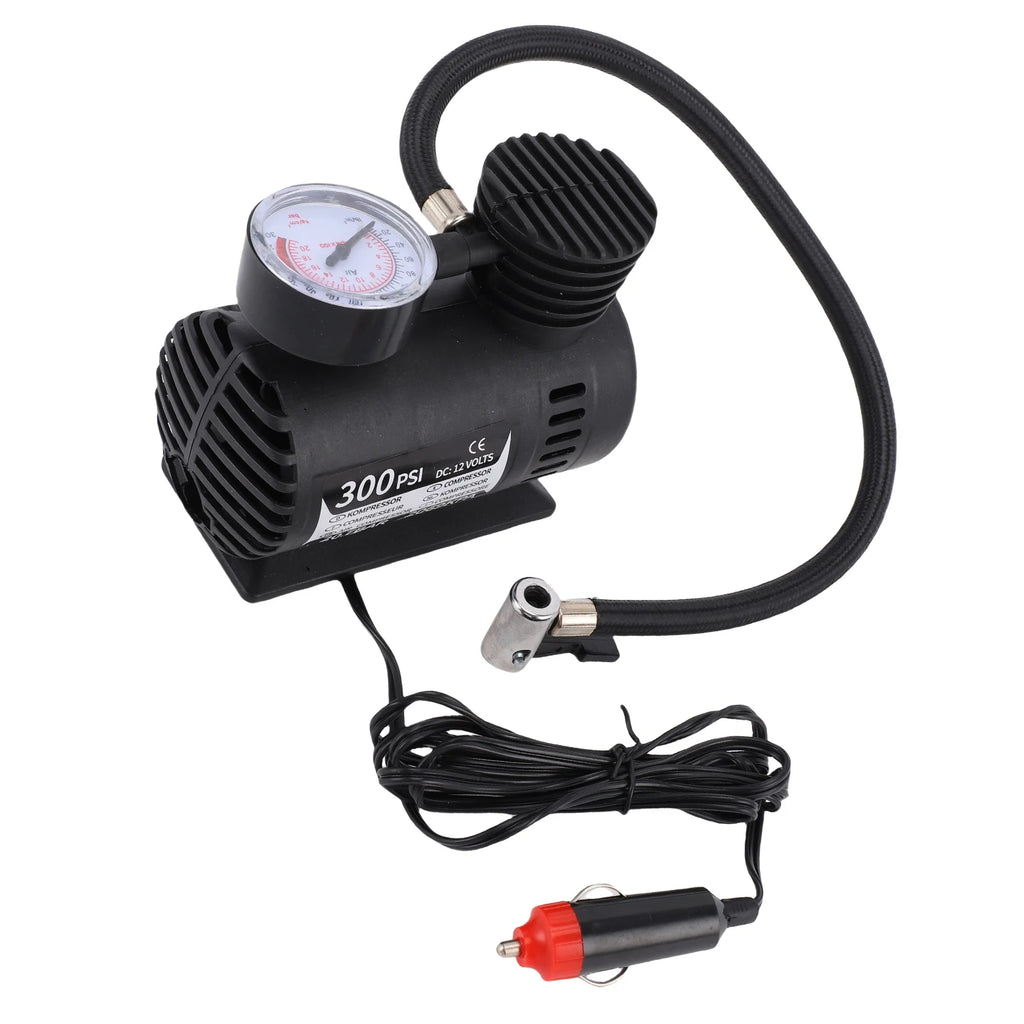 12V Portable Air Compressor for Bike Tires and Sports Balls