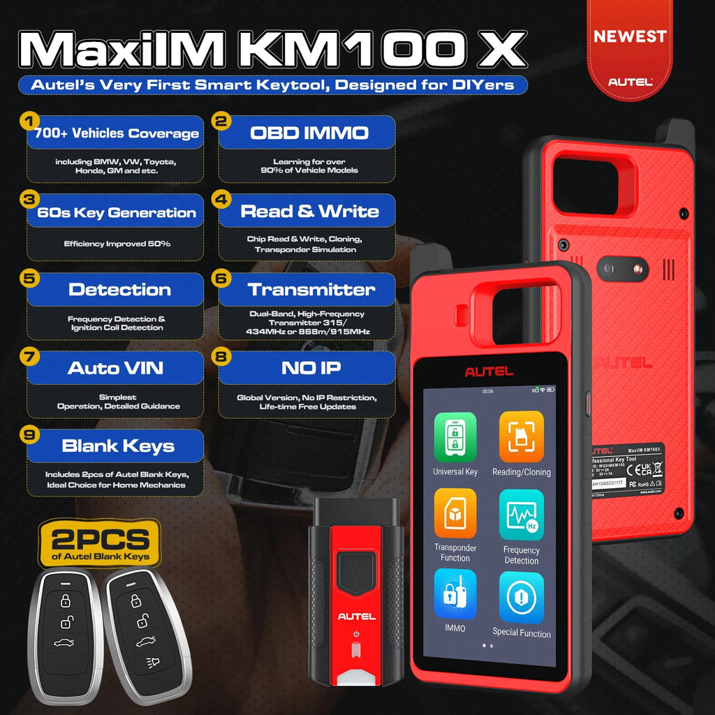 Autel MaxiIM KM100 Car Key Fob Programmer Tool