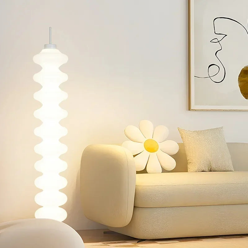 Dimmable LED Floor Lamp – Acrylic Shade Design