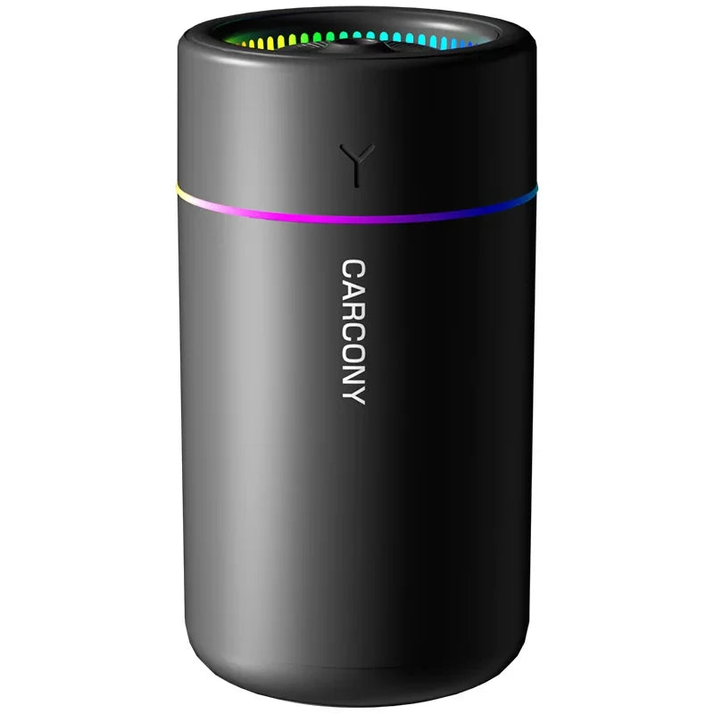 280ml Aroma Diffuser & Air Humidifier — Colorful LED Atmosphere Light, Silent, for Home & Car