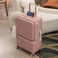 20/24" Multifunctional Trolley Carry-On Suitcase — Dry & Wet Separation, Customs Lock, Universal Wheels