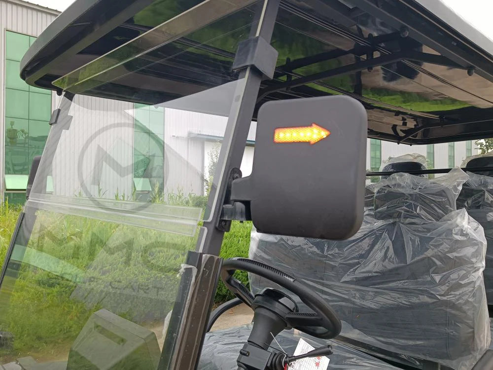 Grey Electric Golf Cart — 4 Seater 48V/60V/72V 5KW Street Legal Hunting Cart