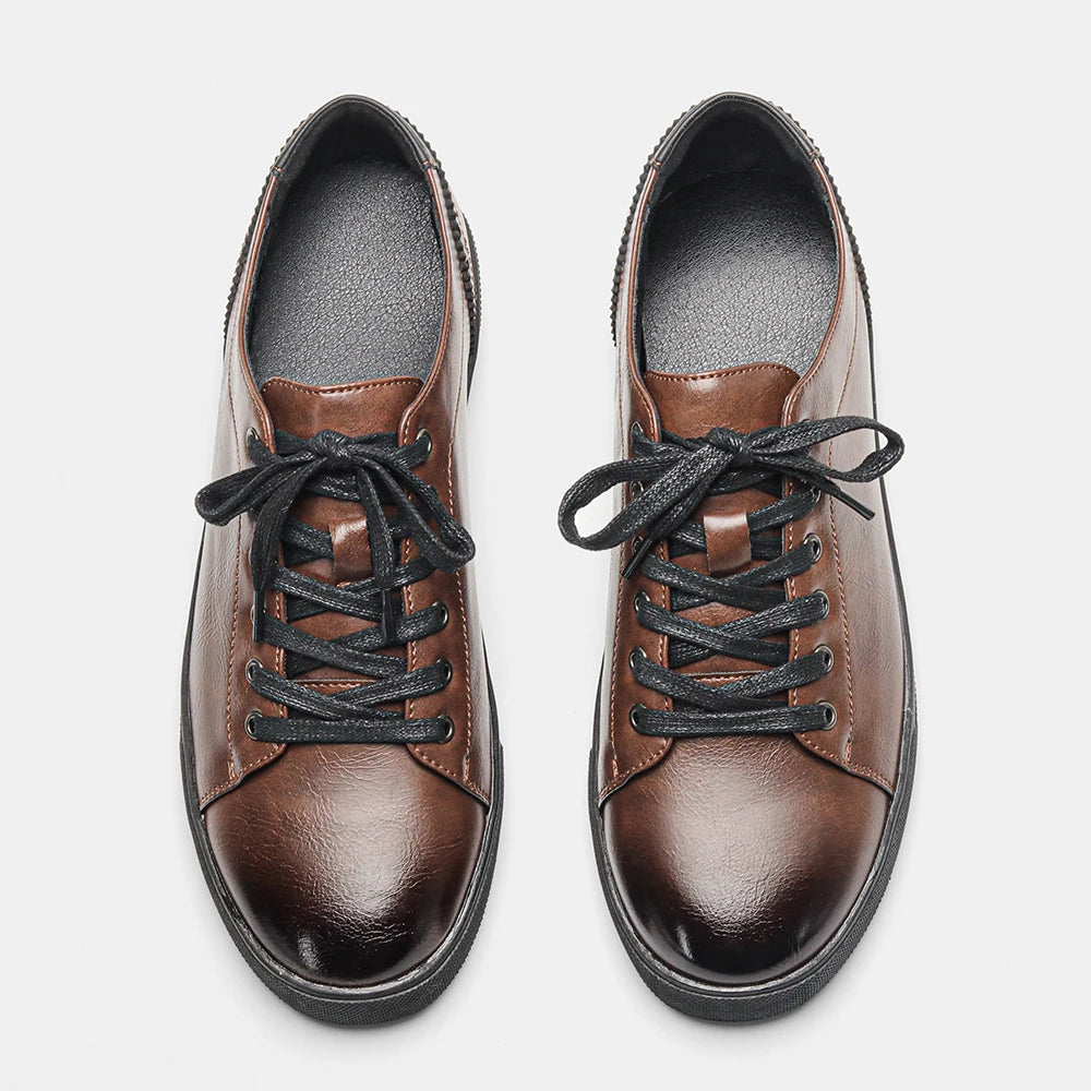 Men's Lightweight Breathable Fashion Sneakers — Comfortable Casual Everyday Shoes