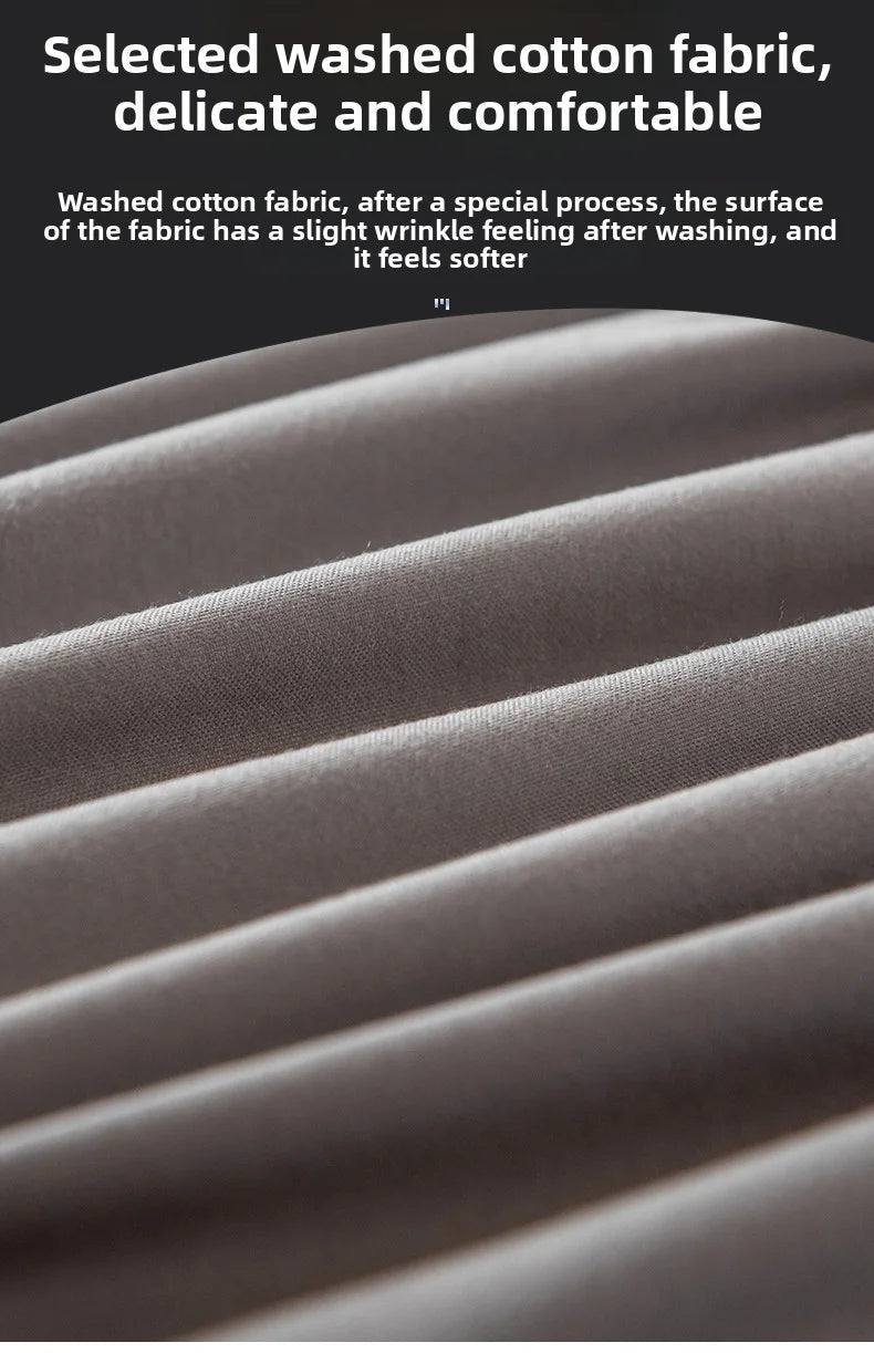 Brushed Cotton Waterproof Pillowcase – Soft Breathable Padded Pillow Cover, Single or 2-Piece Set