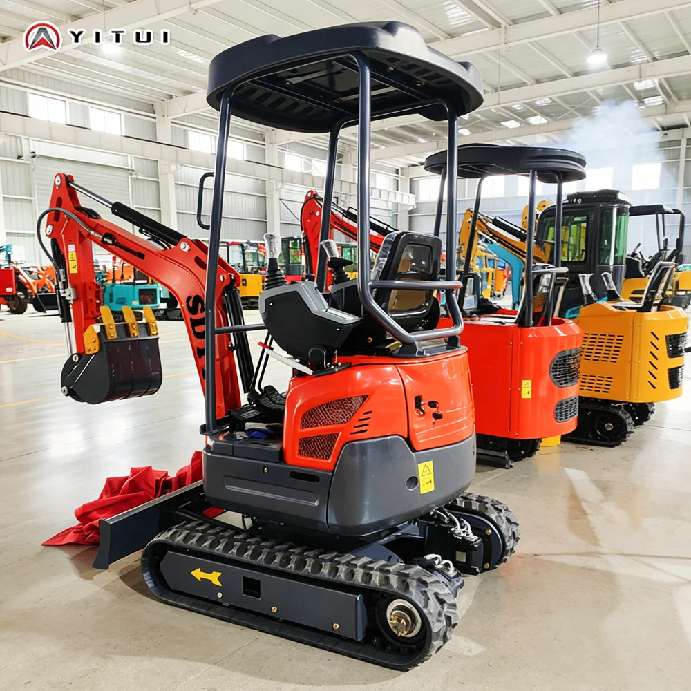 2 Ton Crawler Mini Excavator – Euro 5 / EPA / CE Certified with Multi-Tool Support