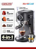 Cafelffe 4-in-1 Coffee Maker – 19 Bar Espresso Machine, Dolce Gusto & Nespresso Capsule, ESE Pod & Ground Coffee