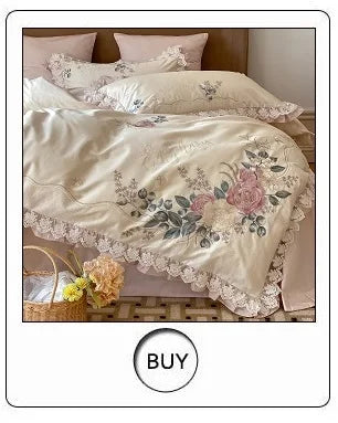 600TC Lyocell Bedding Set – Silky Soft Duvet Cover with Bed Sheet & Pillowcases, 13 Colors & 6 Sizes
