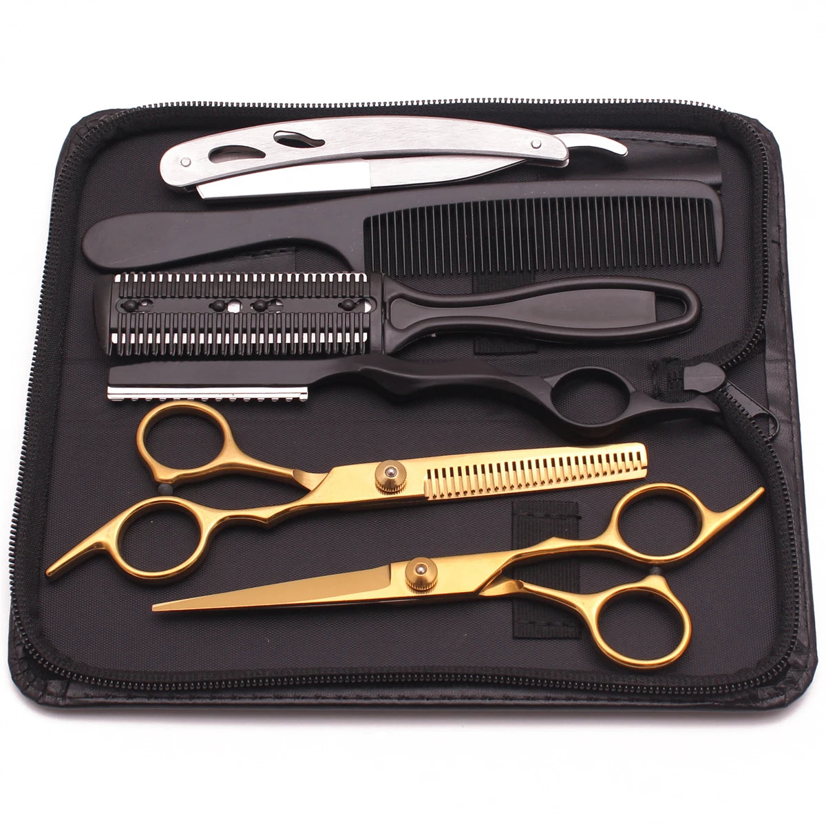 Professional 6" Hair Cutting Scissors & Thinning Shears – Japan Stainless Steel Barber Set