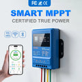 Smart MPPT Solar Charge Controller 30A/40A – 12V-48V Auto WiFi Bluetooth APP Remote LiFePO4 Lead Acid