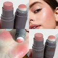 Double-Ended Creamy Blush Stick — Matte Long-Lasting Rouge
