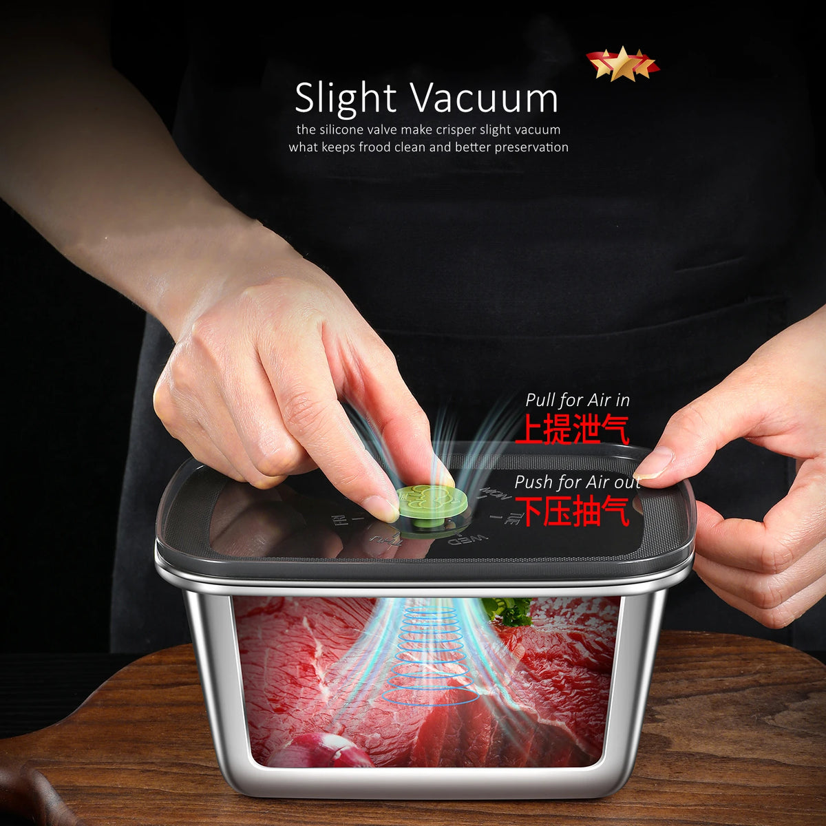 Stainless Steel Food Storage Container – Silicone Seal