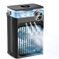 4-in-1 Portable Evaporative Air Cooler — 1200ML Tank, Remote Control, 2-8H Timer & Quiet Cooling Fan