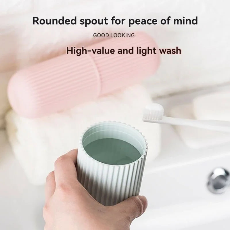 Portable Toothbrush & Toothpaste Travel Case — Hygienic Storage Box for Camping & Travel