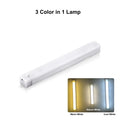 Wireless Motion Sensor LED Bar Light – USB-C Rechargeable, Magnetic Cabinet Lamp, 3 Color Temps, 4 Sizes