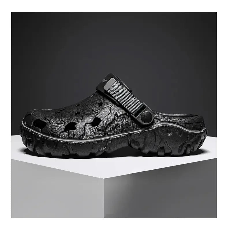 Men's Summer Clogs — Non-Slip Breathable Thick Bottom Beach Sandals Big Size 45 46 47