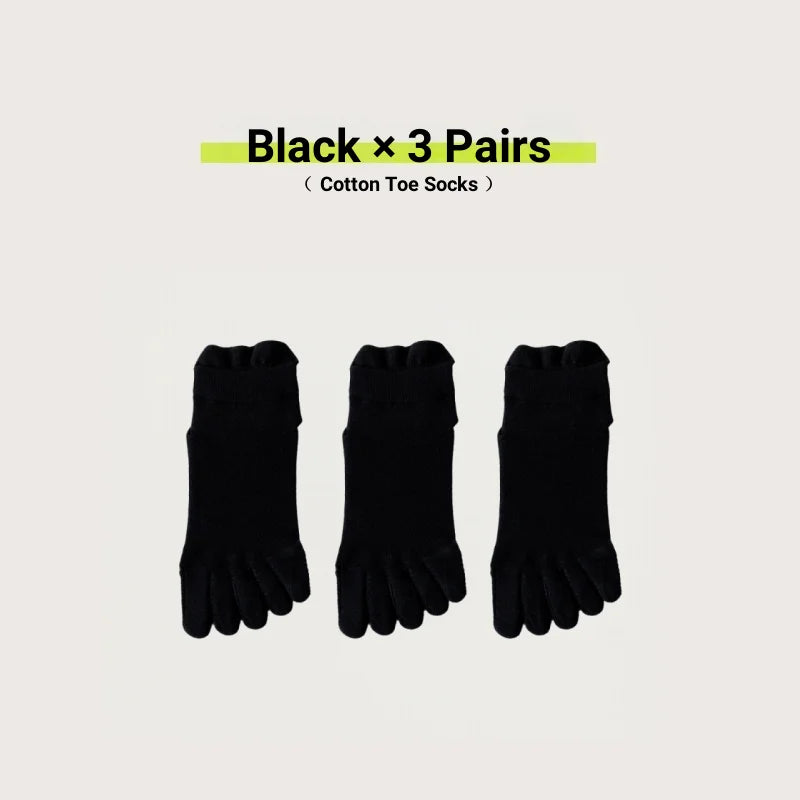 Women's Cotton Toe Socks – Breathable Mesh