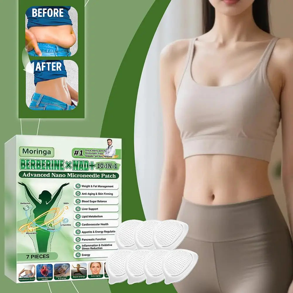 Nano Microneedle Body Patch – 7-Piece Skin Smoothing & Line Reducing Set