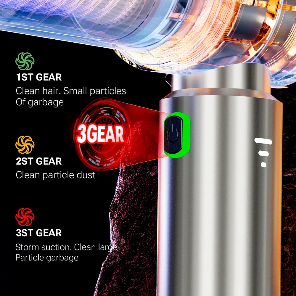 SZUK C012MAX Cordless Car Vacuum Cleaner – Strong Suction Wireless Handheld & Air Blower