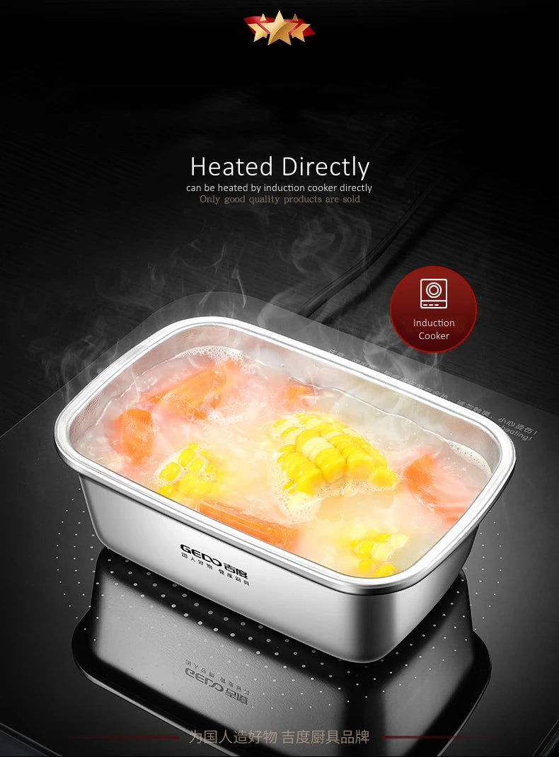 Stainless Steel Food Storage Container – Silicone Seal