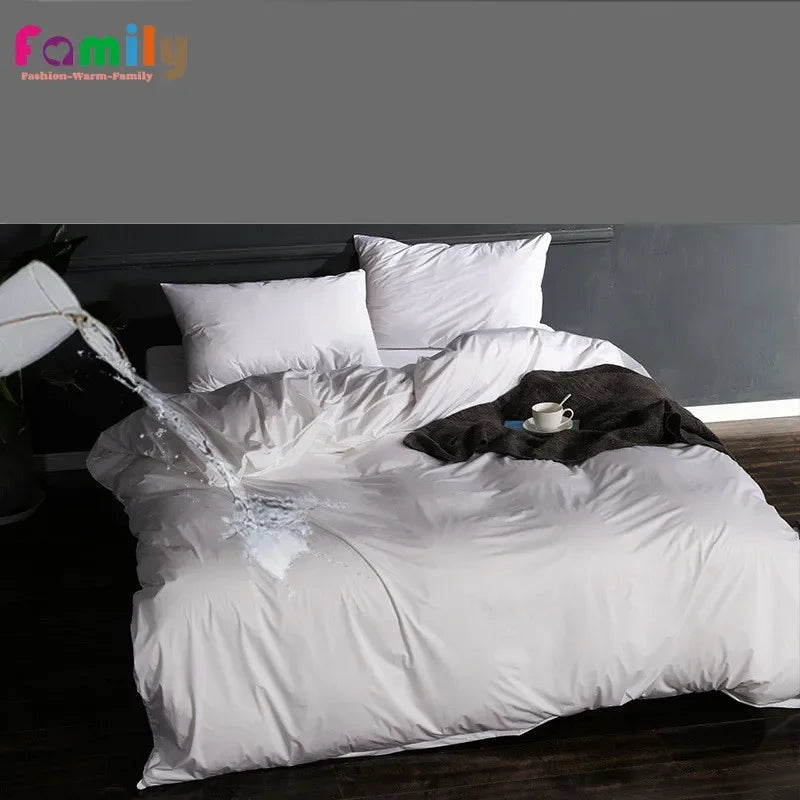 100% Waterproof Duvet Cover – Queen & King Quilt Cover with Pillowcases, Elderly, Baby & Patient Safe