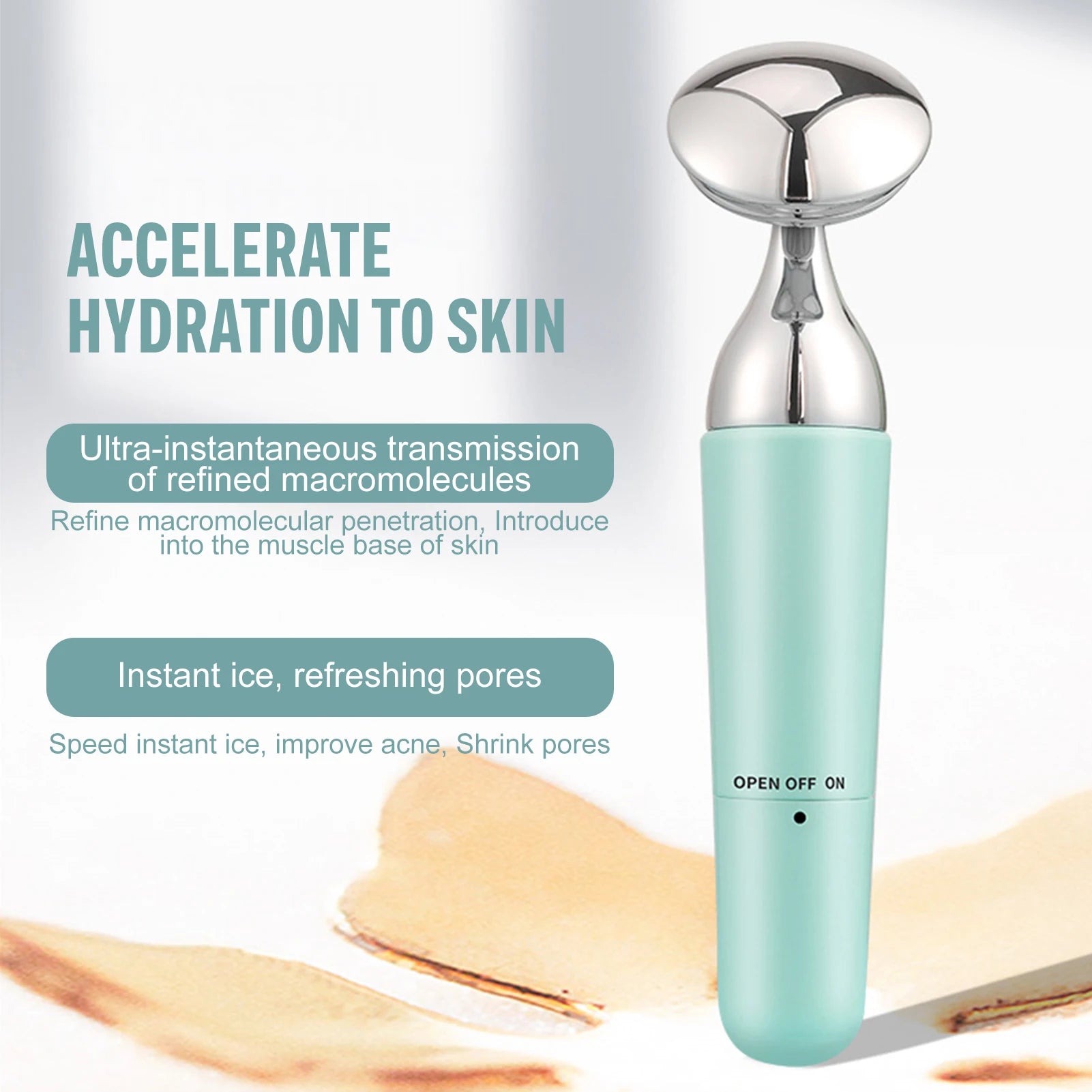 Deep Cleansing Facial Beauty Massager – Skin Firming, Wrinkle Reduction & Collagen Stimulation