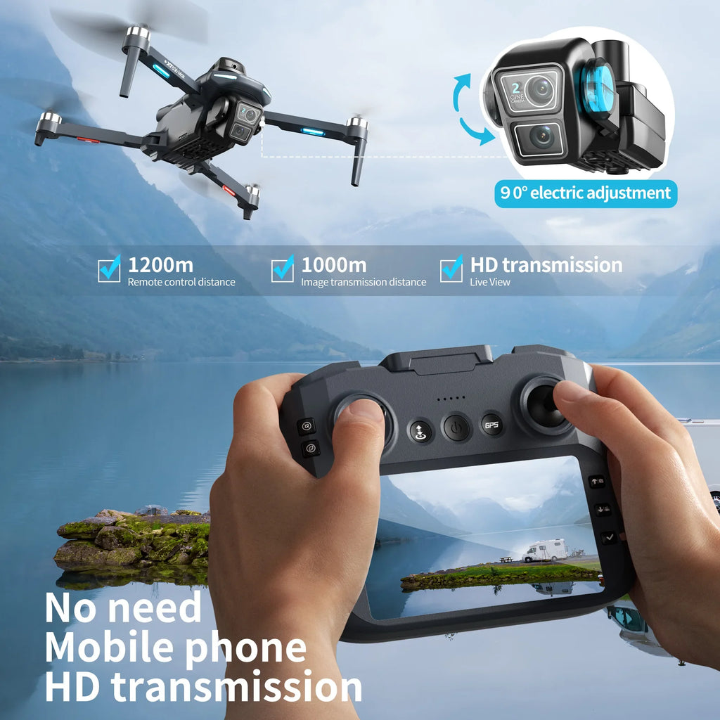 XT606 GPS Drone with Camera & Screen Remote