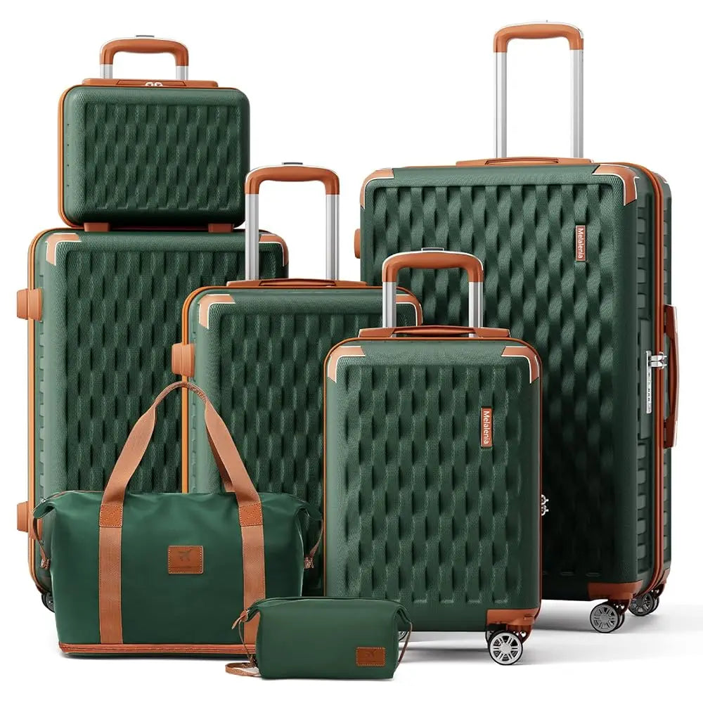 7-Piece Family Luggage Set with TSA Lock — Spinner Wheels