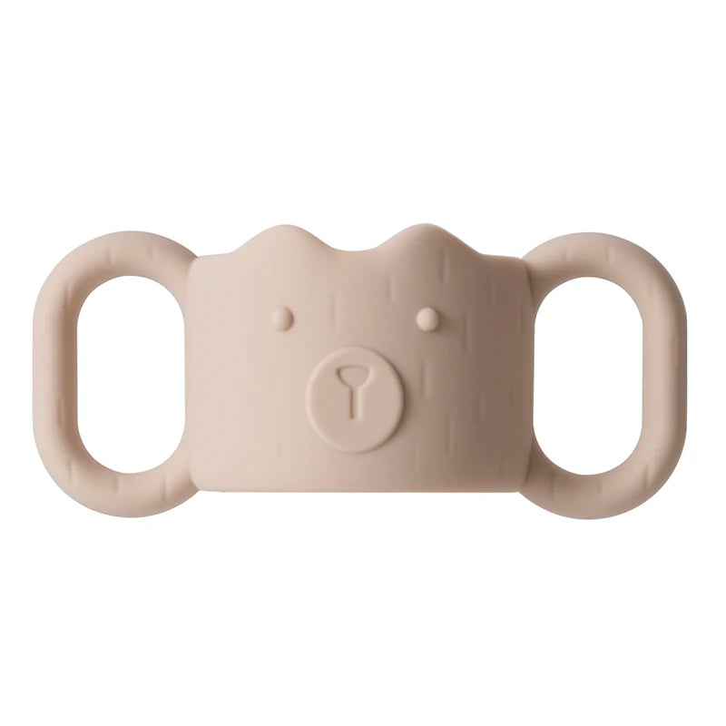 Silicone Baby Bottle Handle – Removable Narrow Straw Bottle Holder, Universal Fit, Standard Caliber
