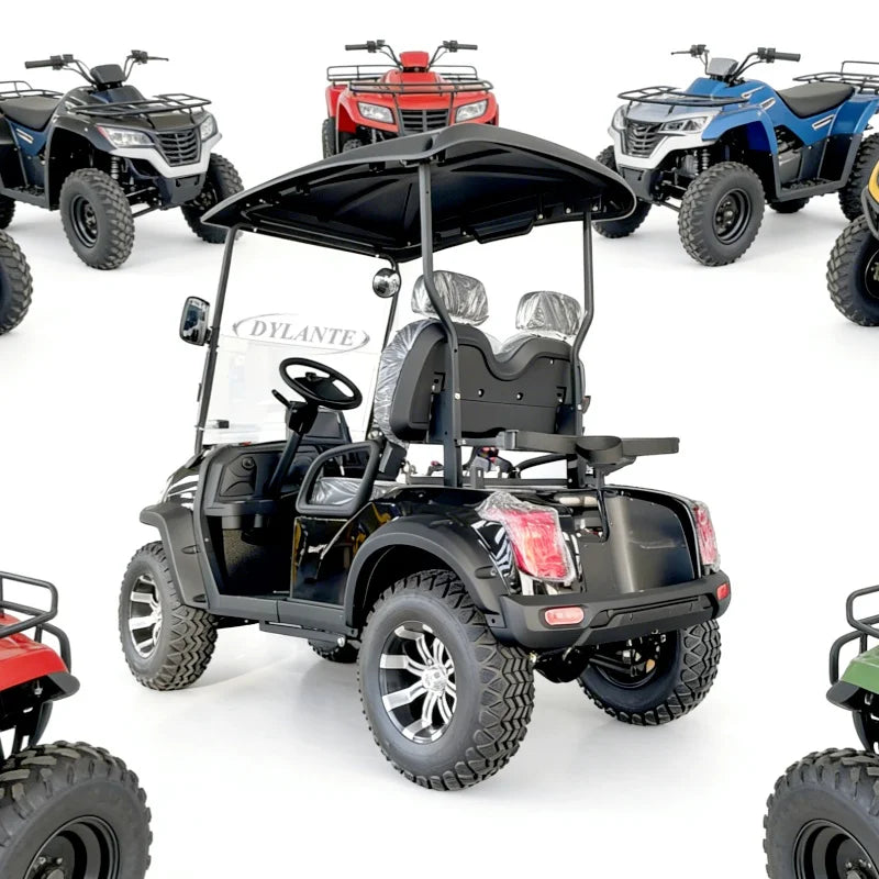 Electric Golf Cart — Custom 2, 4 & 6 Seater Lifted Buggy with Independent Suspension