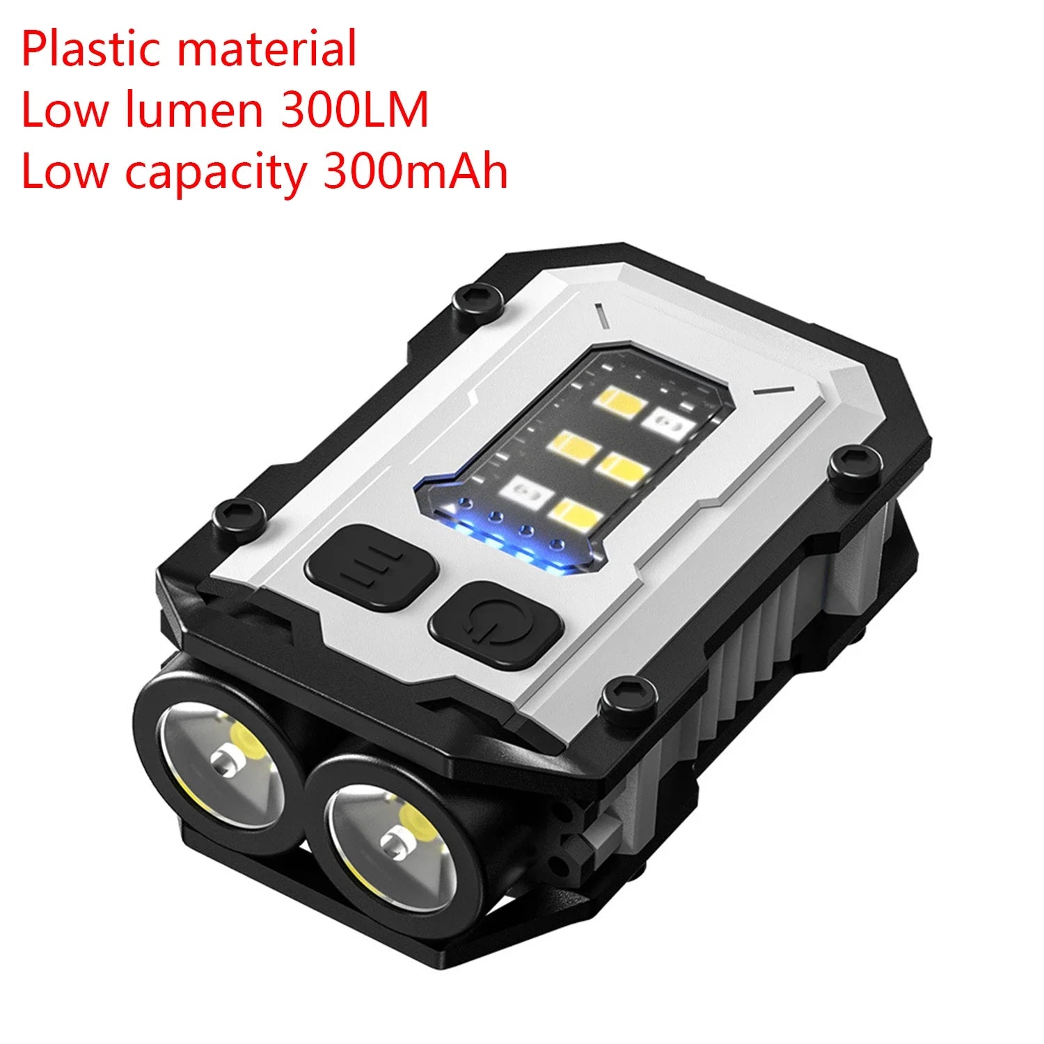 Mini USB Rechargeable LED Flashlight — Magnetic Tail, COB Side Light, Camping Lantern