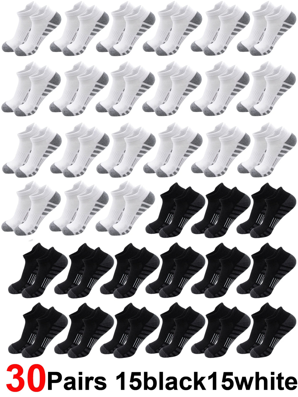 Cushioned Ankle Athletic Socks – Low-Cut Tab Multipacks