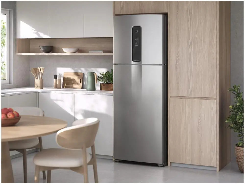 Electrolux Frost-Free Dual-Door Refrigerator – 480L, Silver, Efficient IT70S, Dual Voltage