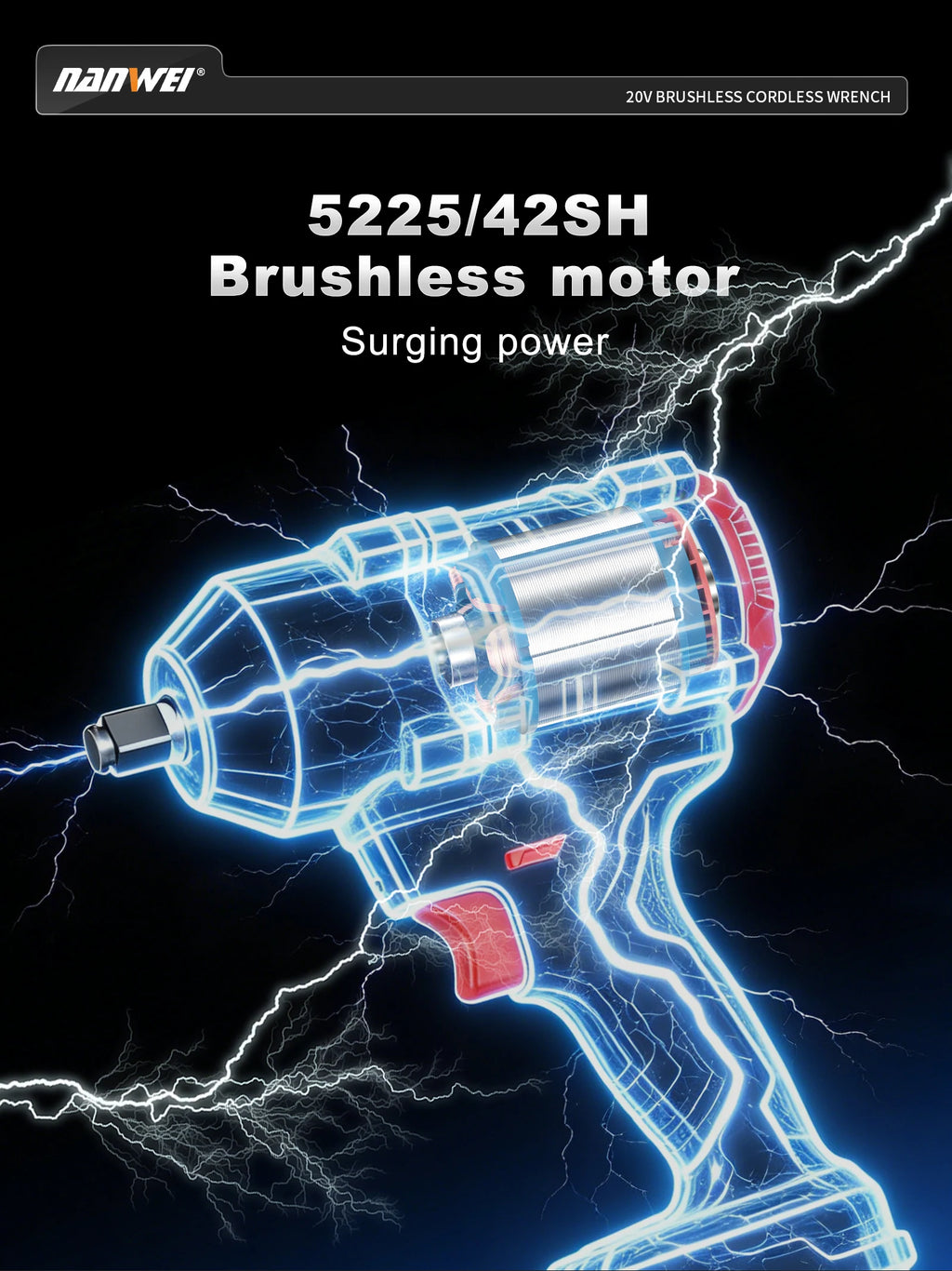 20V Brushless Cordless Impact Wrench