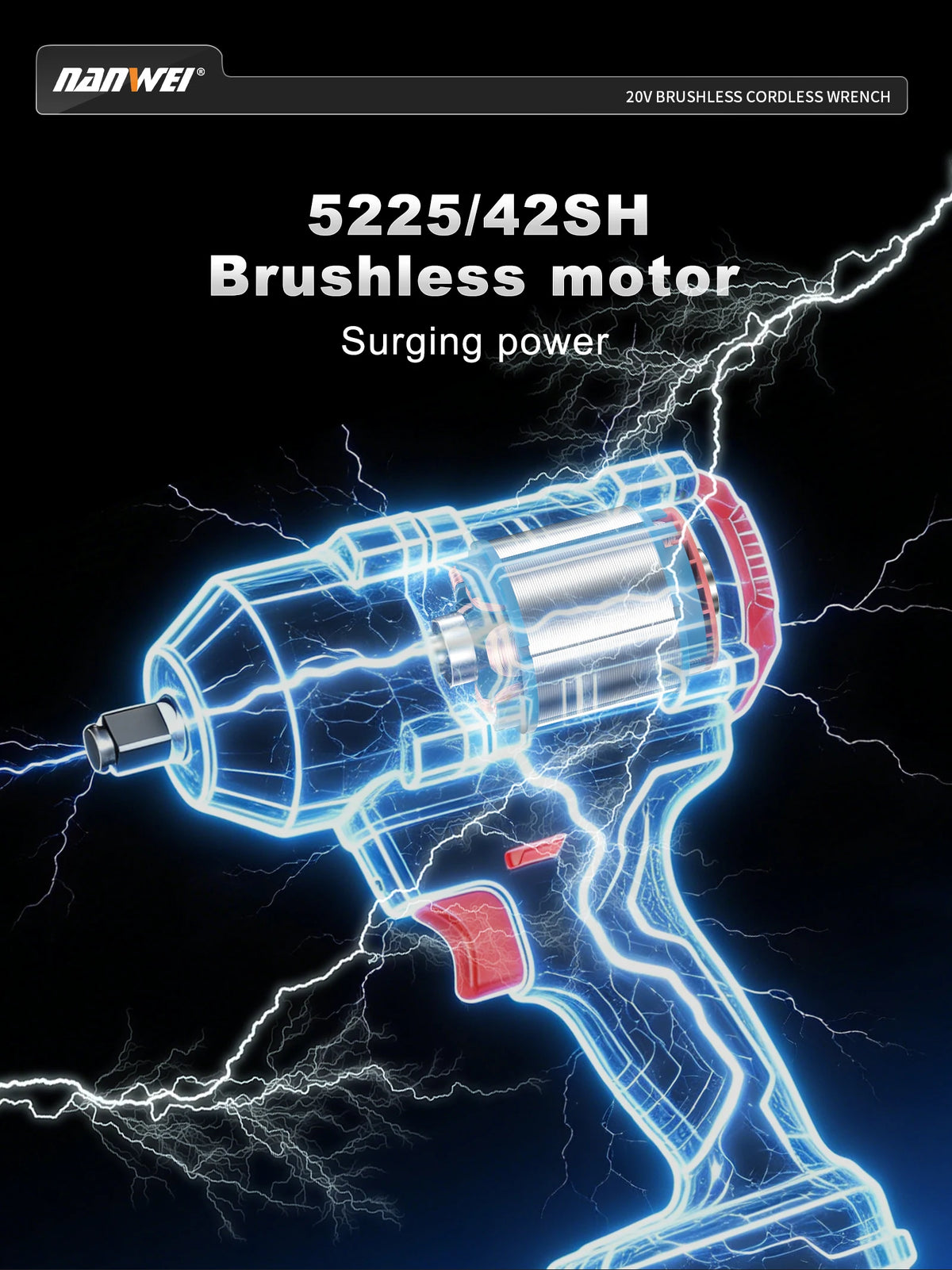 20V Brushless Cordless Impact Wrench