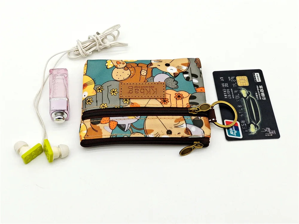 Cute Animal Coin Purse – Kawaii Zipper Wallet & Card Holder for Women, Girls & Students