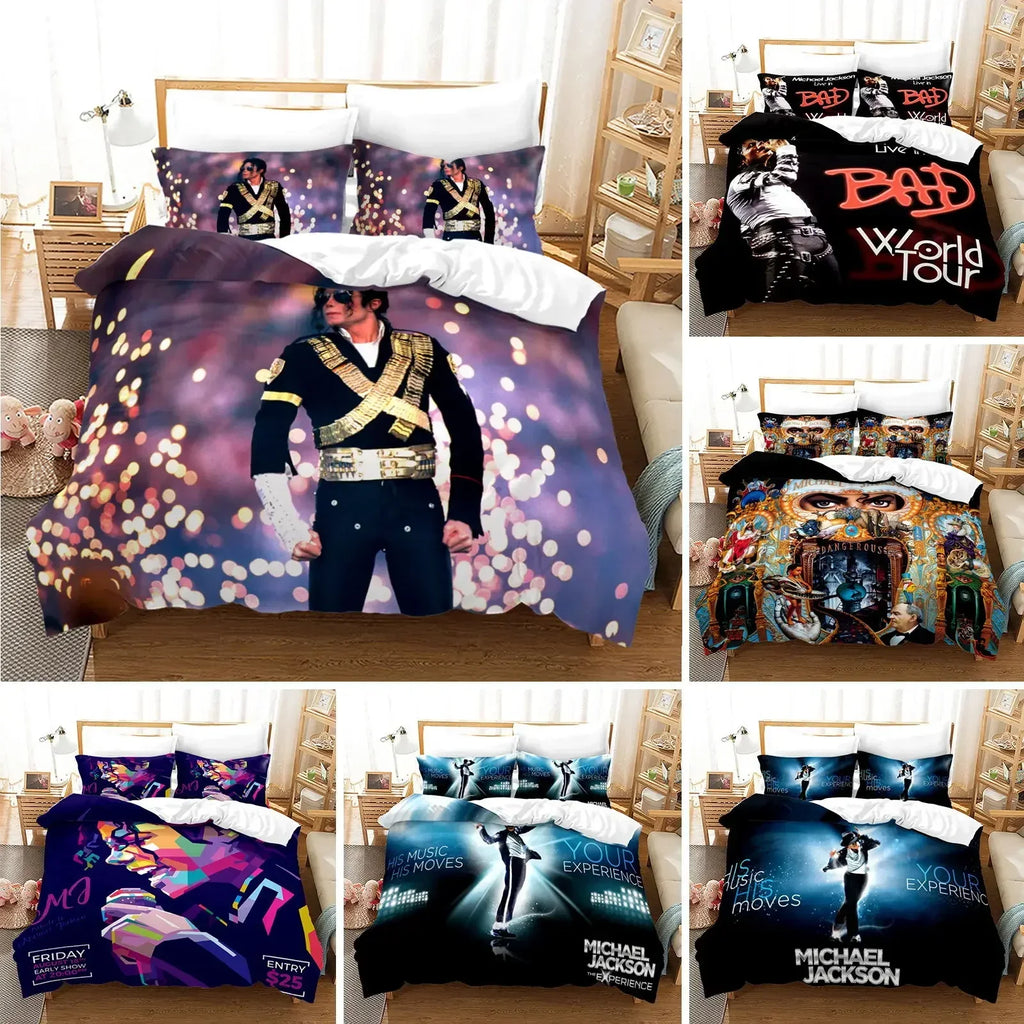 3D Printed Graphic Bedding Set – Duvet Cover with Pillowcases, Twin to King, 2 or 3 Piece