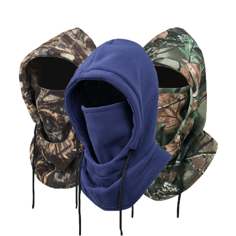 Unisex Fleece Thermal Balaclava — Windproof Winter Face Mask