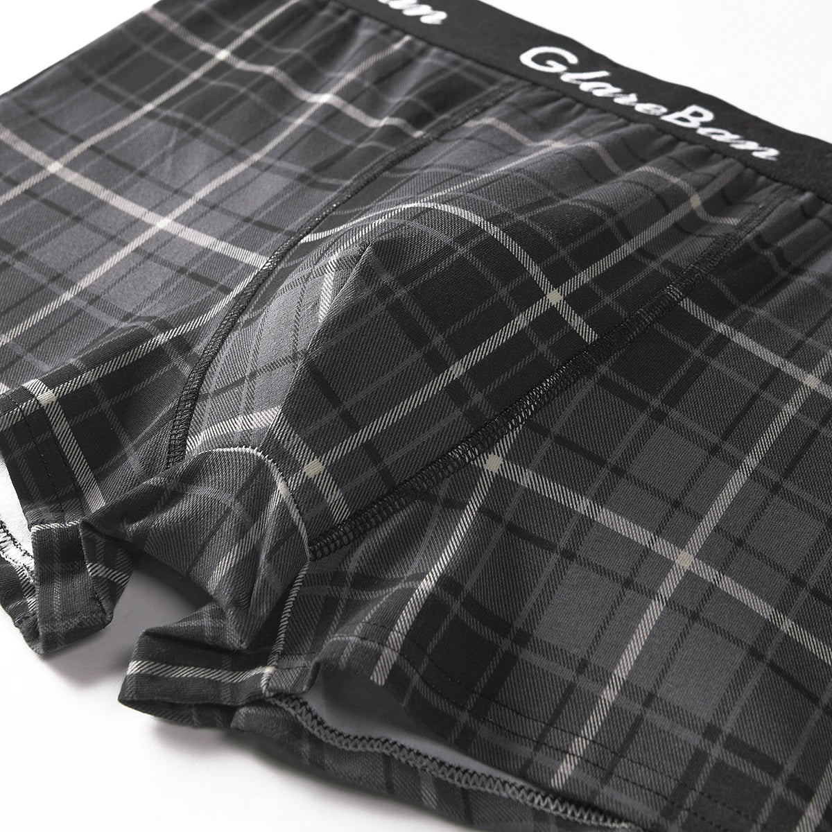 Men's Cotton Stretch Plaid Boxer Shorts, 6-Pack