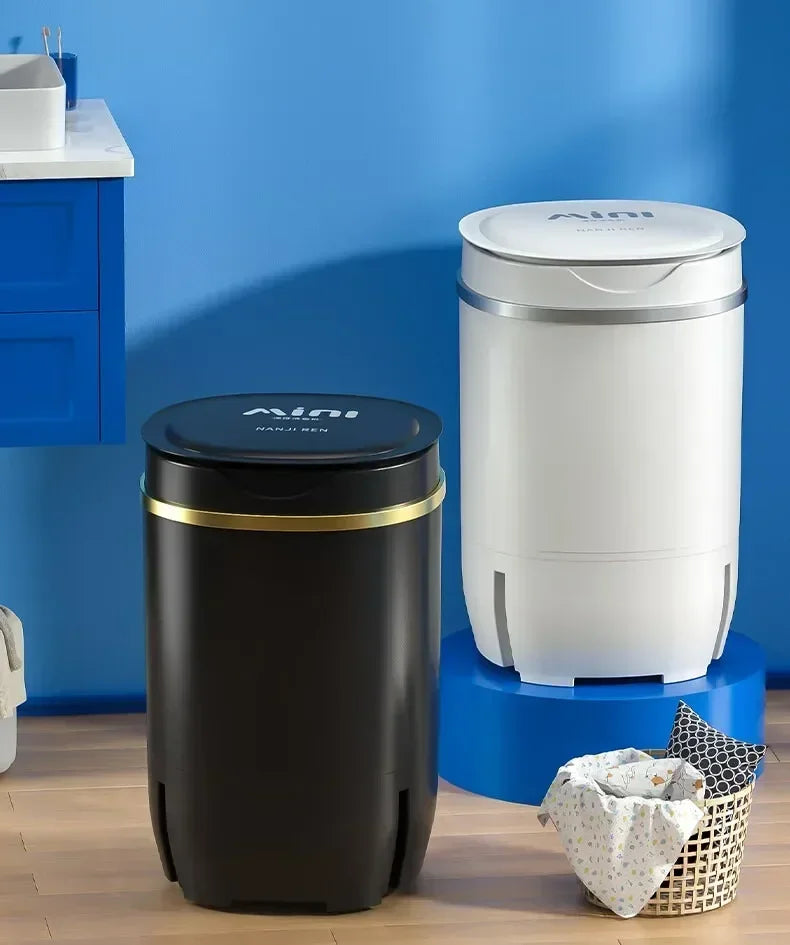 Semi-Automatic Household Mini Washer-Dryer Combo — Portable Washing Machine for Apartments, Dorms & Small Spaces
