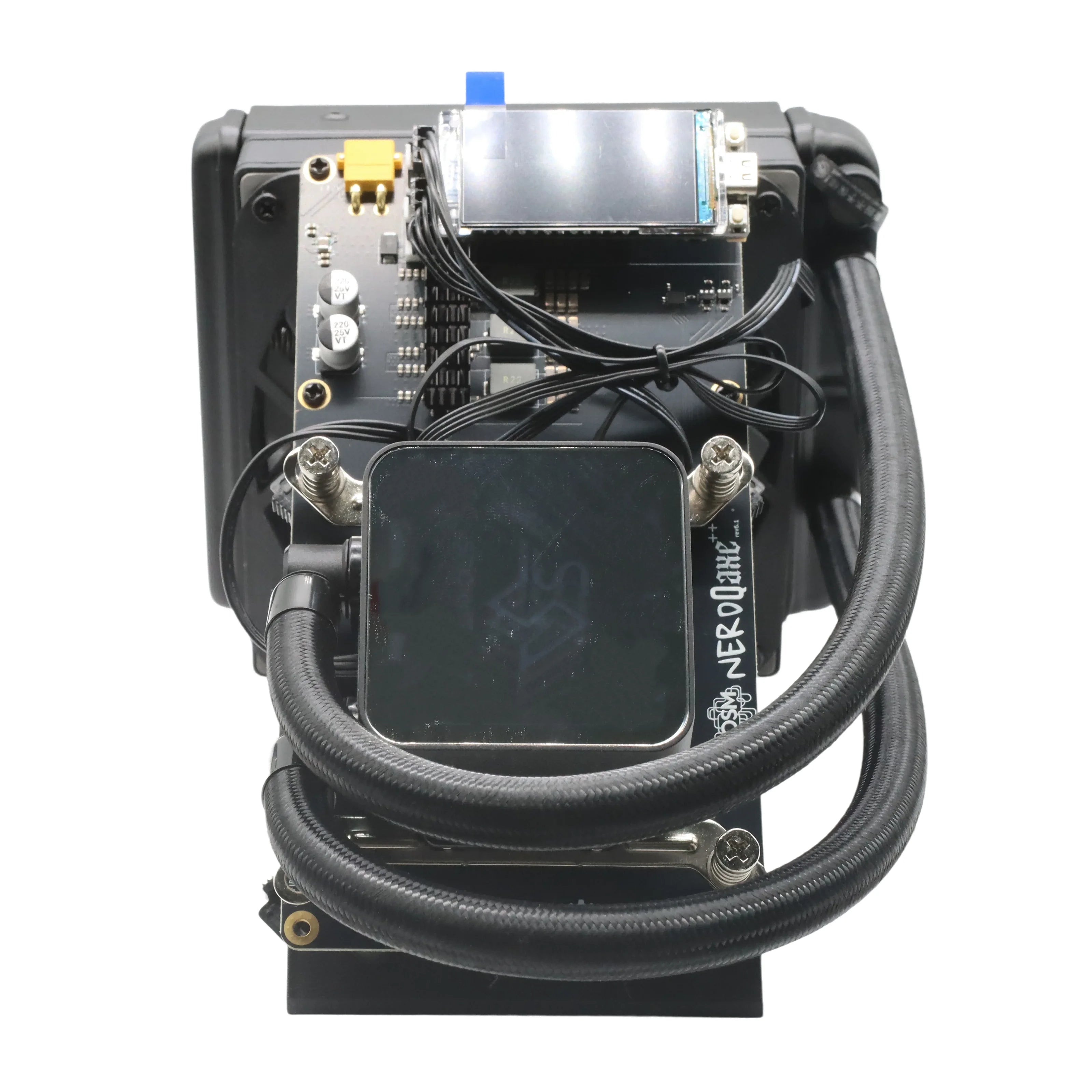 NerdQaxe++ Rev6.1 Hydro Bitcoin Miner – 6TH/s, 100W, SHA-256 Open-Source ASIC