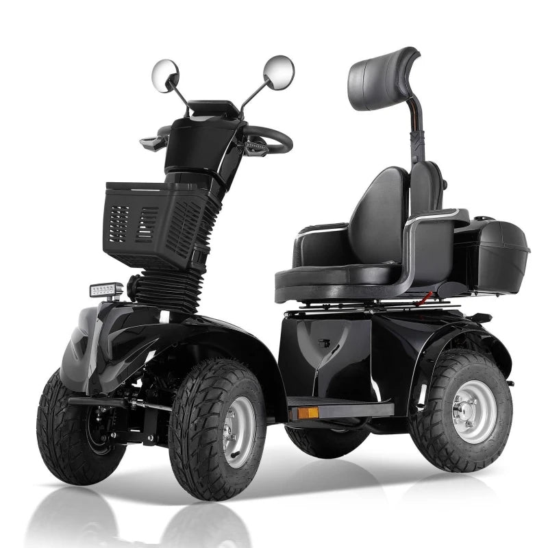800W 4-Wheel Mobility Scooter – 35–45 km Range, 200 kg Capacity