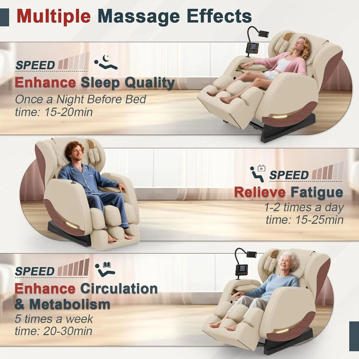 Full Body Massage Chair with Heat & Zero Gravity Recline