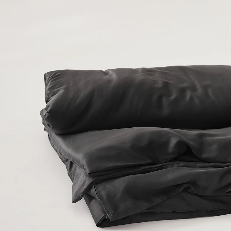 Eucalyptus Lyocell Duvet Cover – Summer Cooling Bamboo Bed Cover, Single to King