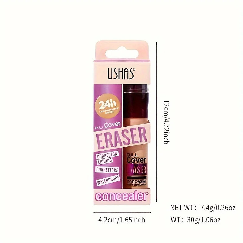 Sponge Tip Concealer & Liquid Foundation — Full Coverage for All Skin Types