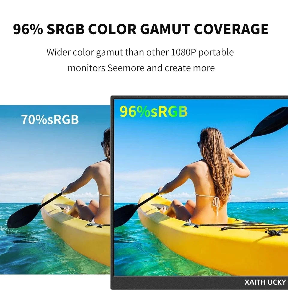 16-Inch Portable Monitor – 1200P IPS, Touch Options