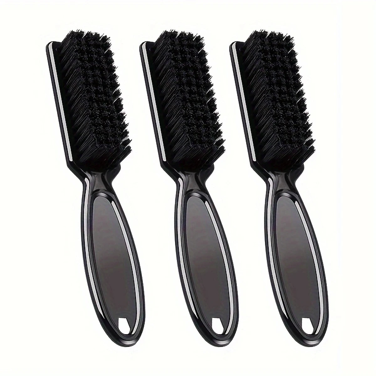 Barber Neck Duster Brush Set – Soft Plastic Handle Hair Cleaning & Carving Brush