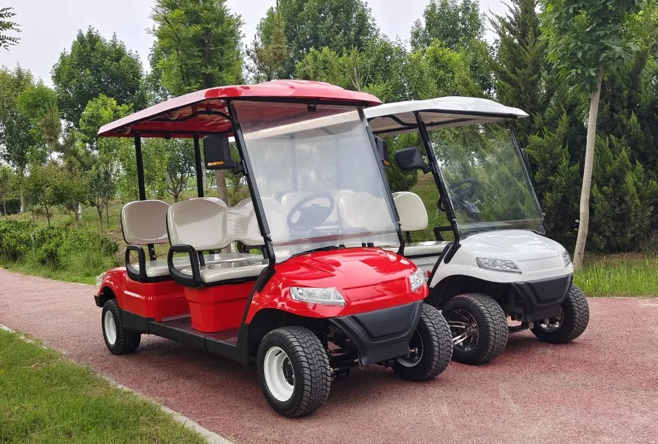 Street Legal 2-Seat Electric Golf Cart — 48V–72V AC Controller, 5000W Motor