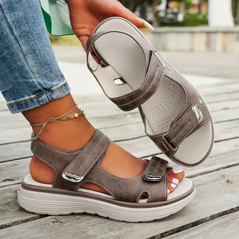 Women's Fashion Platform Sandals 2025 – Lightweight Travel Beach Slippers