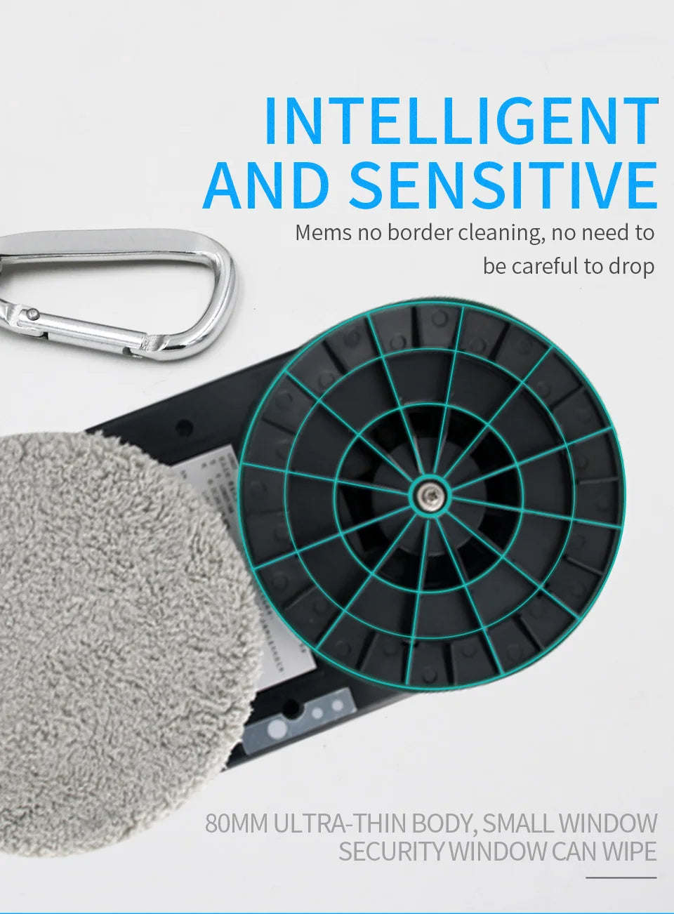Ultra Thin Window Cleaning Robot – Electric Remote Control Glass Cleaner for Home
