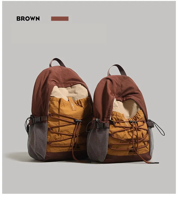 Women's Nylon Outdoor Backpack – Lightweight Hiking & Travel Bag